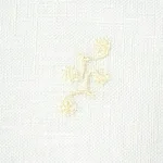 Schumacher 12230 Vale Embroidered Sheer Ivory fabric swatch