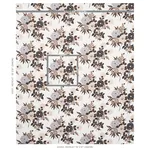 Schumacher 180021 Valentina Floral Brown fabric swatch