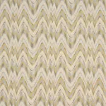 Schumacher 68944 Valkyrie Flame Stitch Lemon Sage fabric swatch