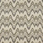 Schumacher 68941 Valkyrie Flame Stitch Shale fabric swatch