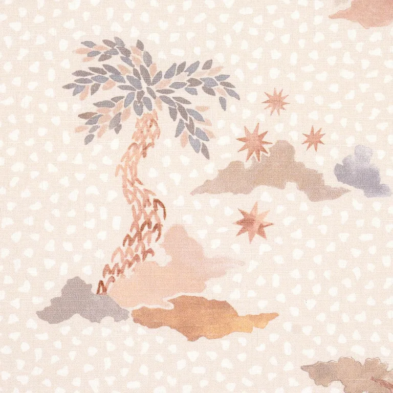 Schumacher 180191 Valletta Moonstone fabric swatch