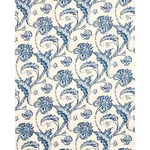 Schumacher 173772 Vallier Vine Indigo fabric swatch