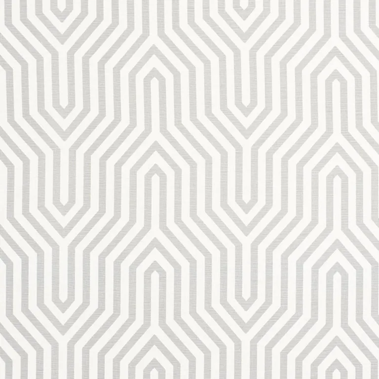 Schumacher 177271 Vanderbilt Print Grisaille fabric swatch