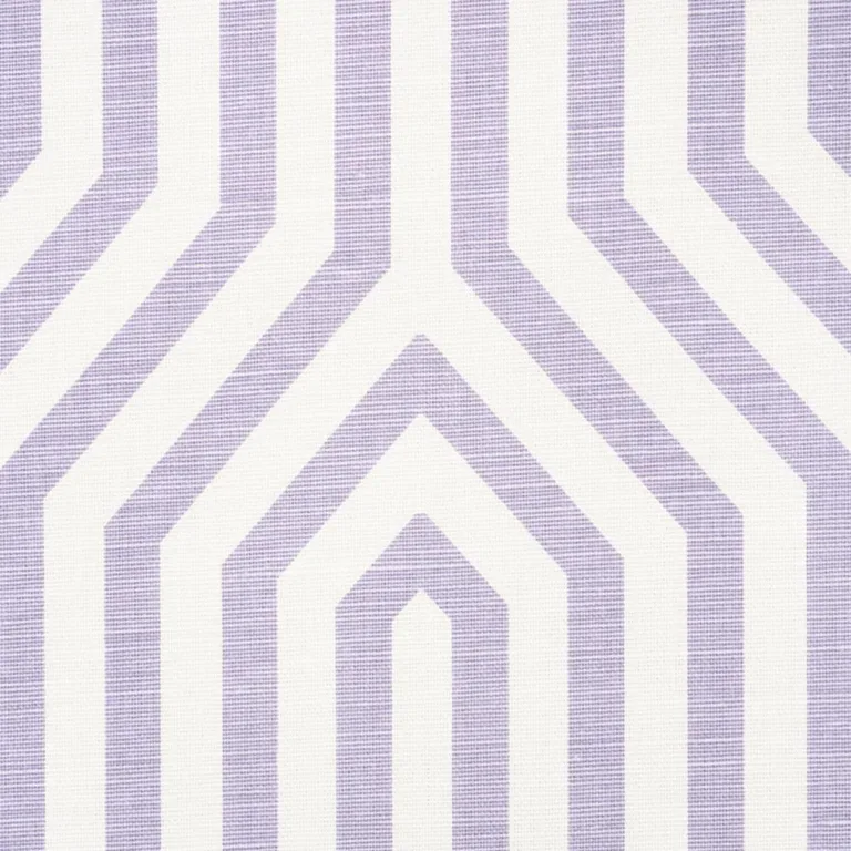 Schumacher 177272 Vanderbilt Print Lavender fabric swatch