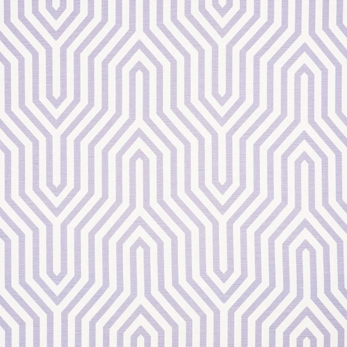 Schumacher 177272 Vanderbilt Print Lavender fabric swatch