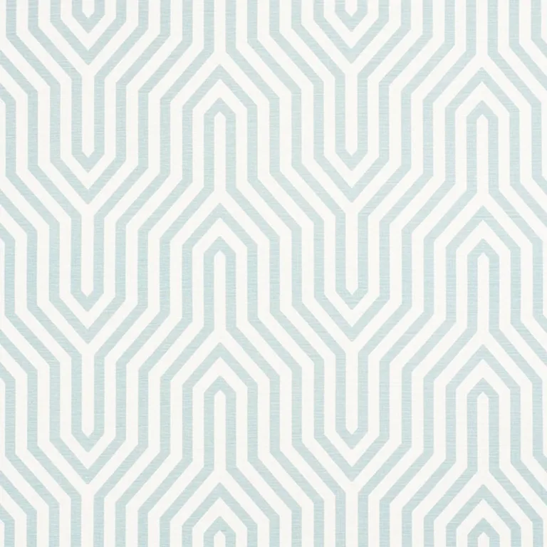 Schumacher 177270 Vanderbilt Print Mineral fabric swatch