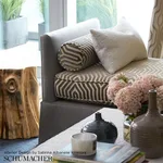 Schumacher 66190 Vanderbilt Velvet Dove fabric swatch