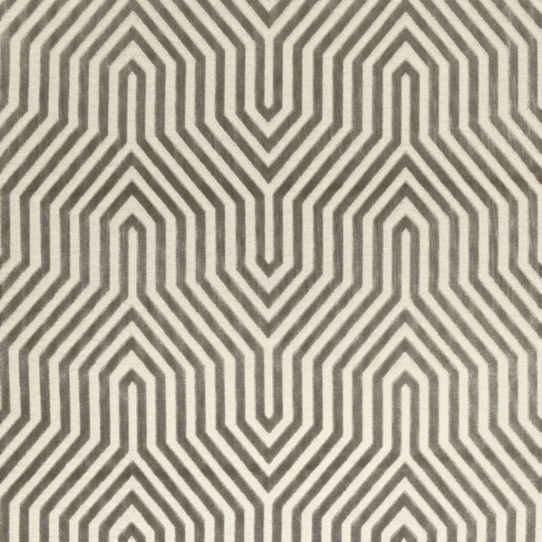 Schumacher 66190 Vanderbilt Velvet Dove fabric swatch