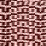 Schumacher 66196 Vanderbilt Velvet Garnet fabric swatch