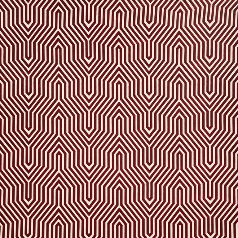 Schumacher 66196 Vanderbilt Velvet Garnet fabric swatch