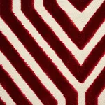 Schumacher 66196 Vanderbilt Velvet Garnet fabric swatch