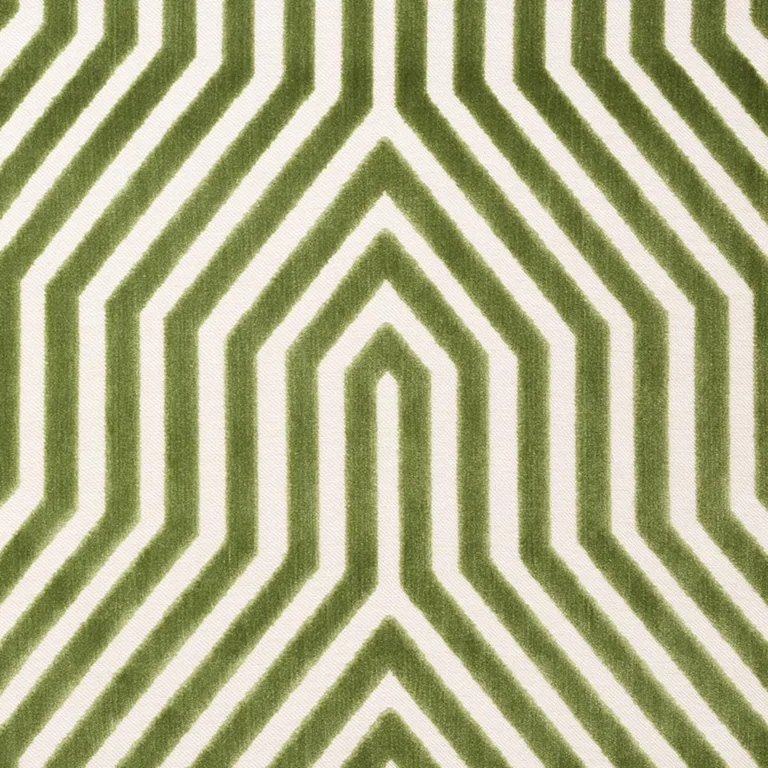Schumacher 66193 Vanderbilt Velvet Lettuce fabric swatch