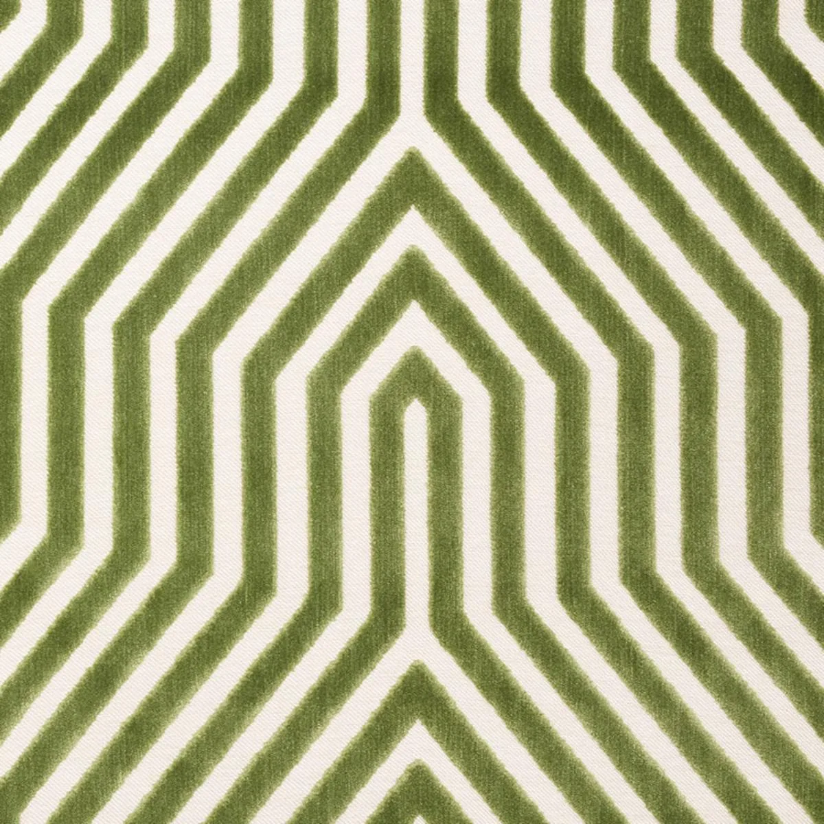 Schumacher 66193 Vanderbilt Velvet Lettuce fabric swatch