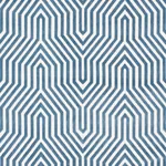 Schumacher 66195 Vanderbilt Velvet Marine fabric swatch