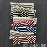 Schumacher 66195 Vanderbilt Velvet Marine fabric swatch