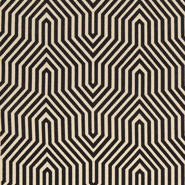 Schumacher 66192 Vanderbilt Velvet Noir fabric swatch