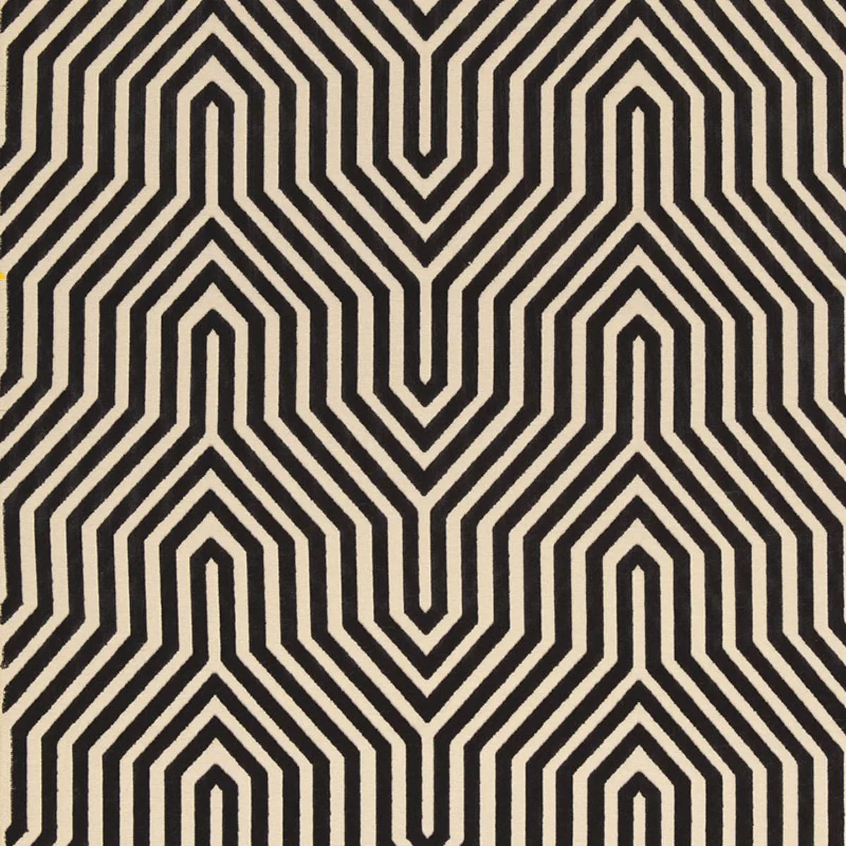 Schumacher 66192 Vanderbilt Velvet Noir fabric swatch