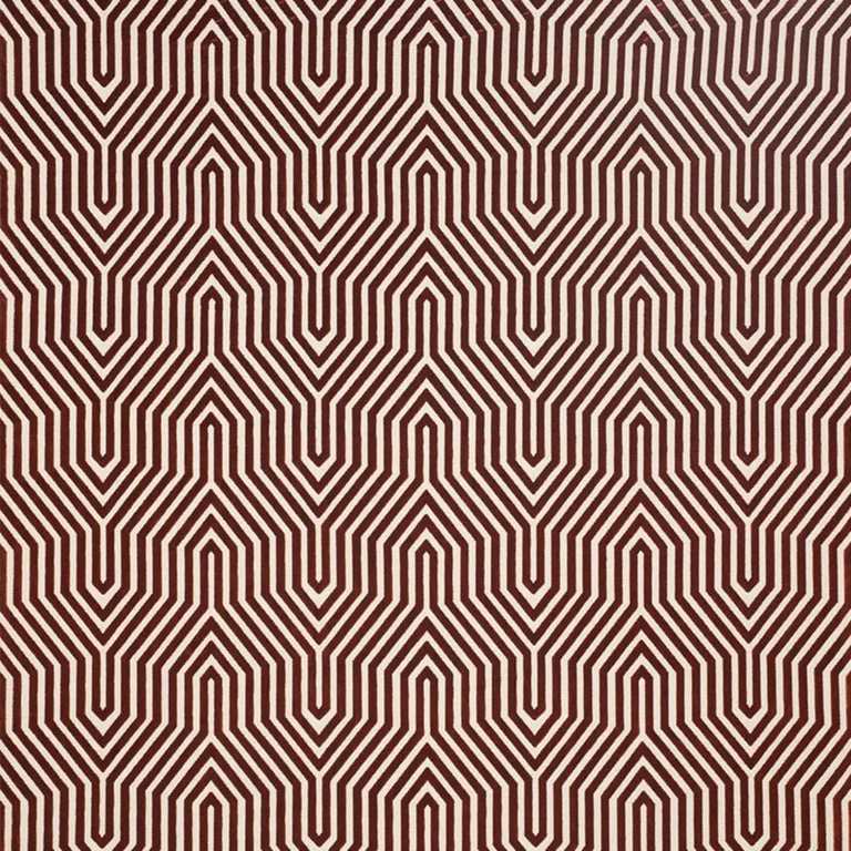 Schumacher 66197 Vanderbilt Velvet Russet fabric swatch