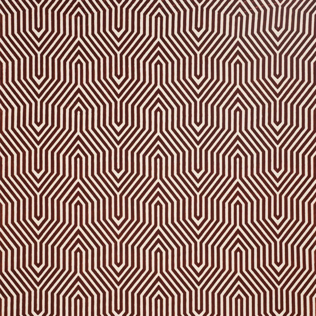 Schumacher 66197 Vanderbilt Velvet Russet fabric swatch