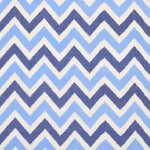 Schumacher 79460 Vedado Ikat Indigo fabric swatch