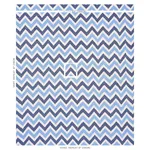 Schumacher 79460 Vedado Ikat Indigo fabric swatch