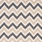 Schumacher 79462 Vedado Ikat Neutral fabric swatch