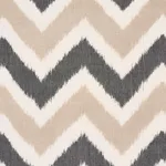Schumacher 79462 Vedado Ikat Neutral fabric swatch