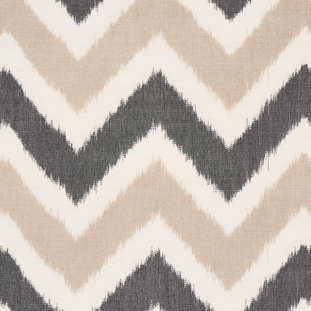 Schumacher 79462 Vedado Ikat Neutral fabric swatch