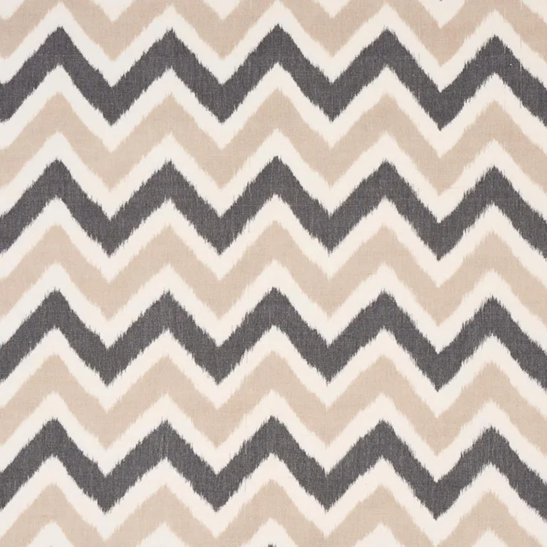 Schumacher 79462 Vedado Ikat Neutral fabric swatch