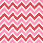 Schumacher 79461 Vedado Ikat Pink fabric swatch