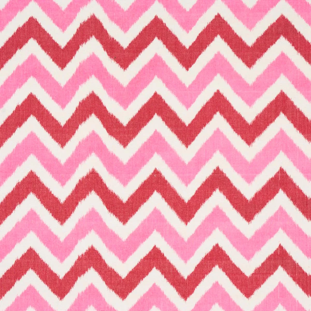 Schumacher 79461 Vedado Ikat Pink fabric swatch