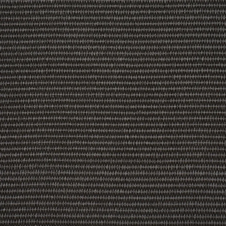 Schumacher 87814 Vegan Leather Basketweave In/Out Charcoal fabric swatch