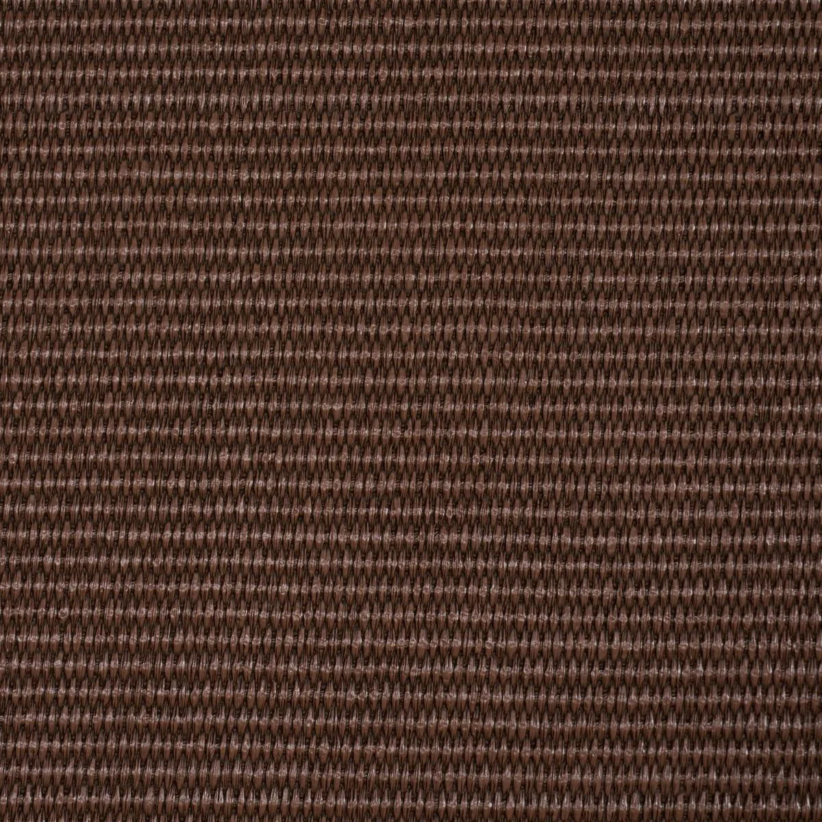 Schumacher 87812 Vegan Leather Basketweave In/Out Chocolate fabric swatch
