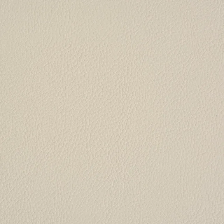 Schumacher 79552 Vegan Leather Indoor/Outdoor Cream fabric swatch