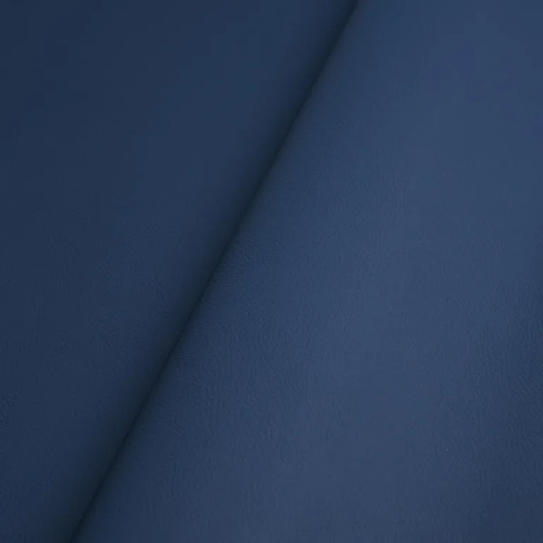 Schumacher 80909 Vegan Leather Indoor/Outdoor Denim fabric swatch