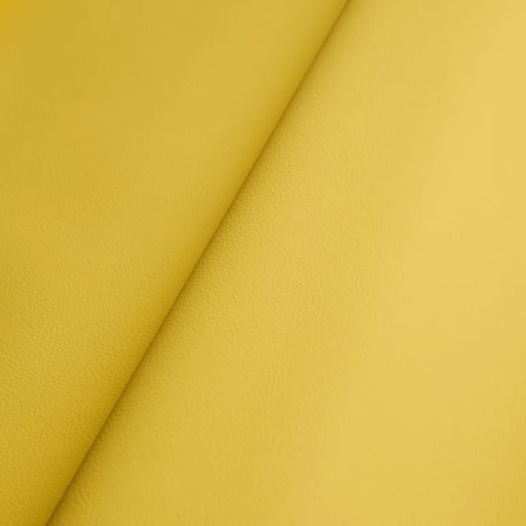 Schumacher 80906 Vegan Leather Indoor/Outdoor Dijon fabric swatch