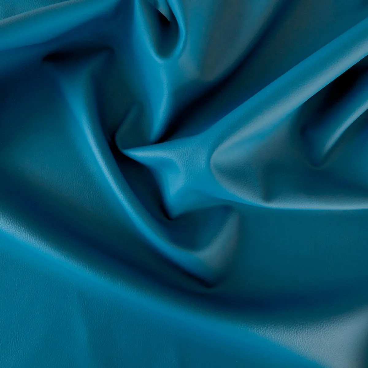 Schumacher 79557 Vegan Leather Indoor/Outdoor Lagoon fabric swatch