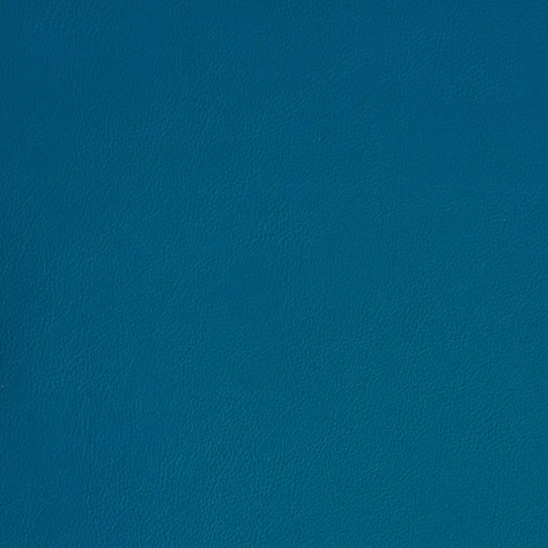 Schumacher 79557 Vegan Leather Indoor/Outdoor Lagoon fabric swatch