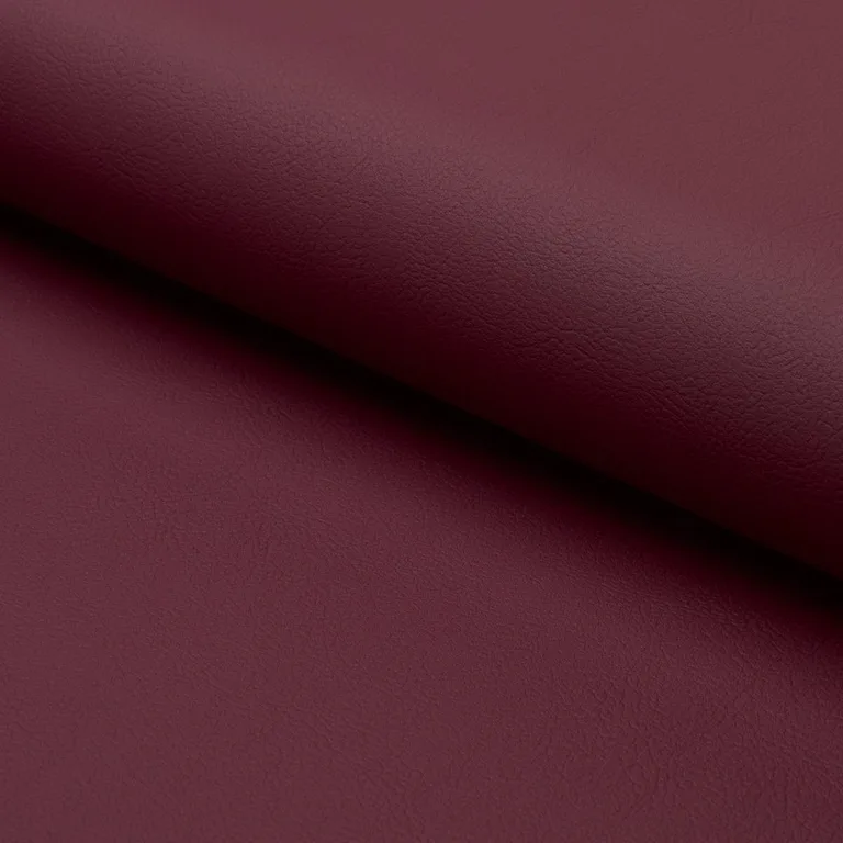 Schumacher 87052 Vegan Leather Indoor/Outdoor Merlot fabric swatch