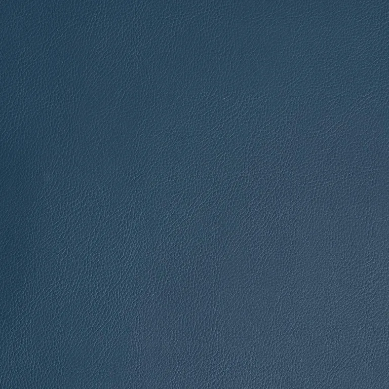 Schumacher 79558 Vegan Leather Indoor/Outdoor Navy fabric swatch