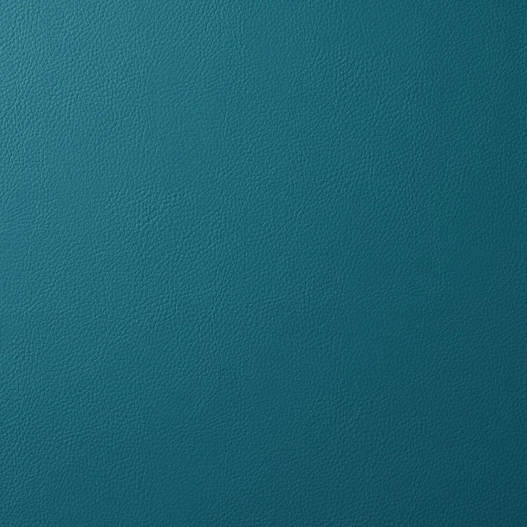 Schumacher 80908 Vegan Leather Indoor/Outdoor Peacock fabric swatch