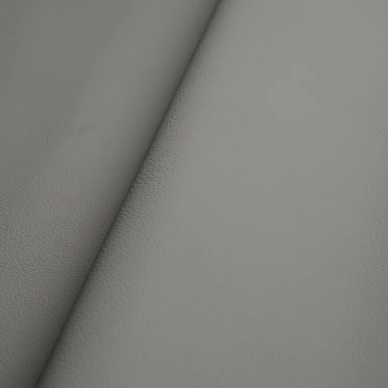 Schumacher 80903 Vegan Leather Indoor/Outdoor Platinum fabric swatch