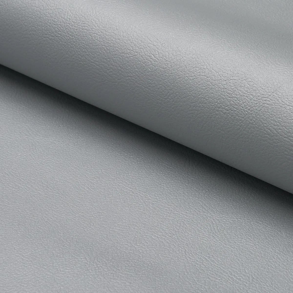 Schumacher 87057 Vegan Leather Indoor/Outdoor Silver Metallic fabric swatch