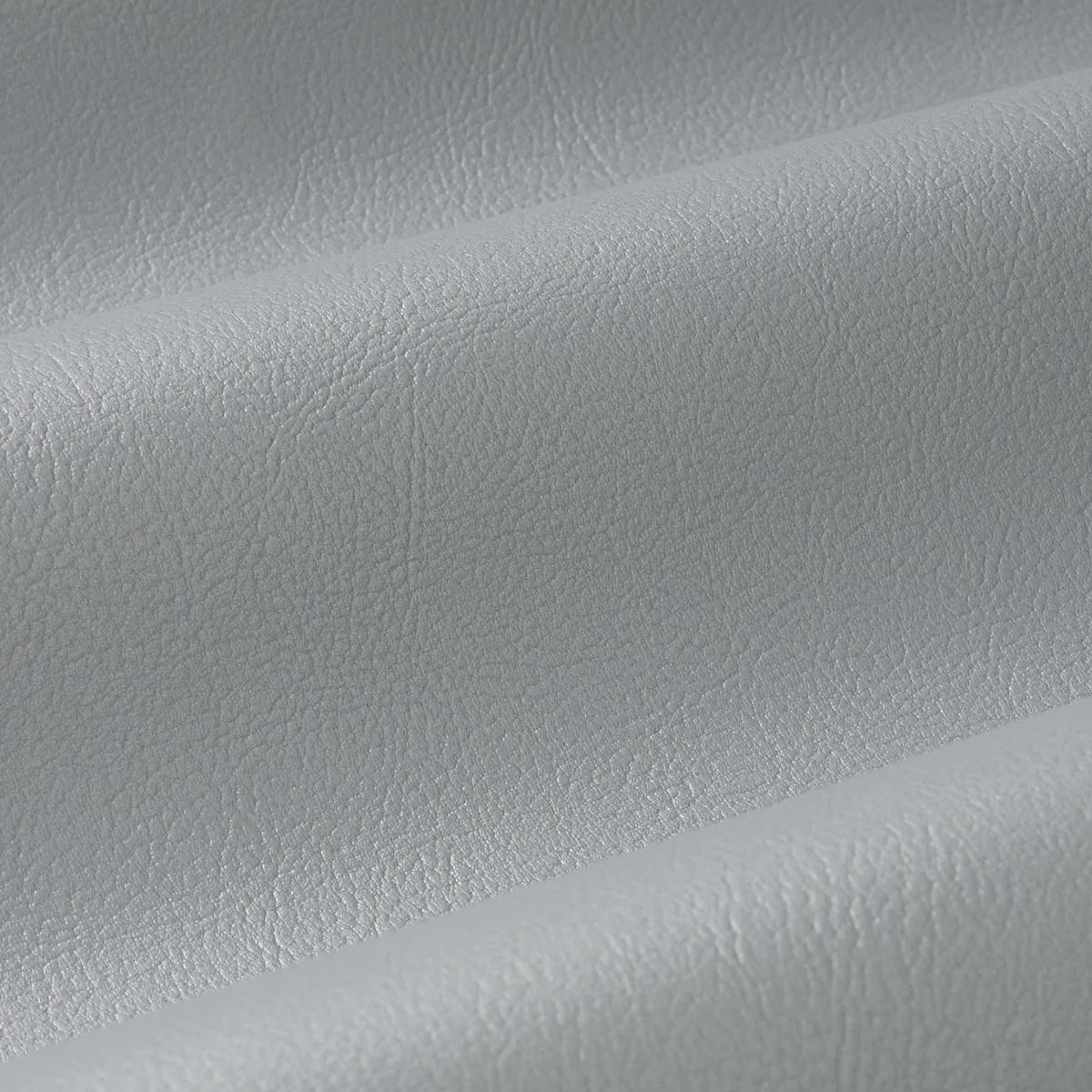 Schumacher 87057 Vegan Leather Indoor/Outdoor Silver Metallic fabric swatch