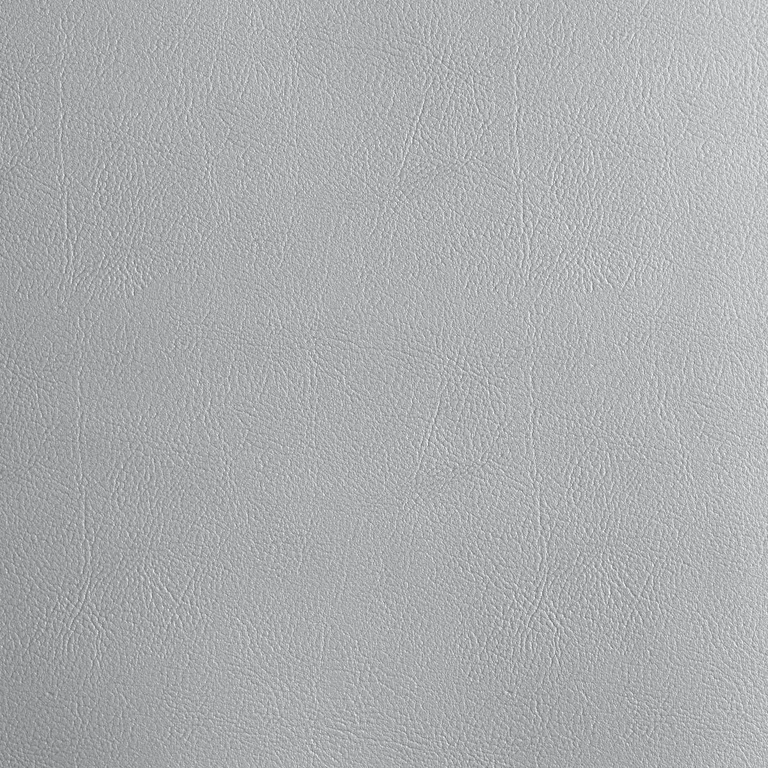 Schumacher 87057 Vegan Leather Indoor/Outdoor Silver Metallic fabric swatch