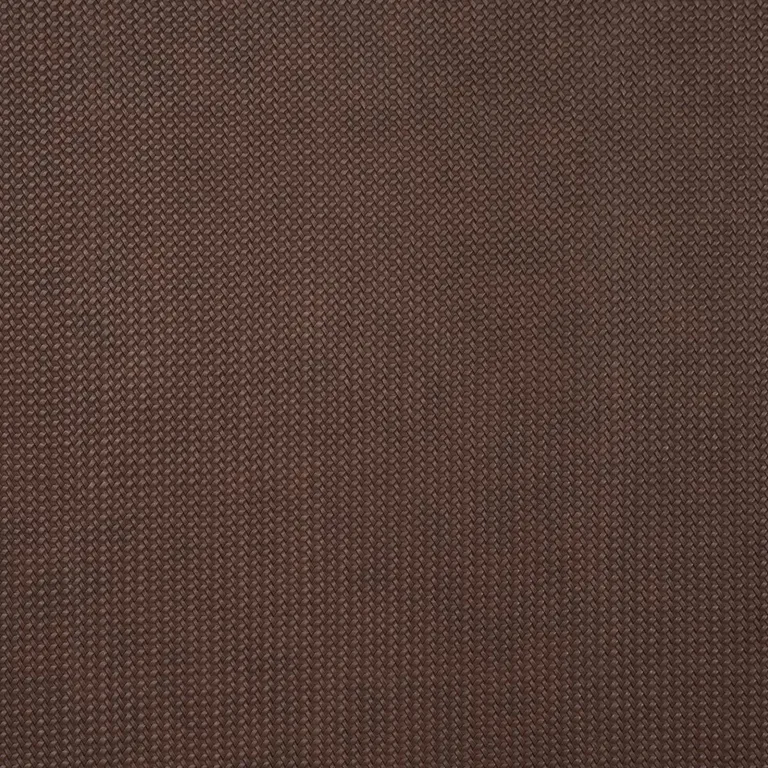 Schumacher 87805 Vegan Leather Rattan Indoor/Outdoor Brown fabric swatch