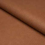 Schumacher 87803 Vegan Leather Rattan Indoor/Outdoor Caramel fabric swatch