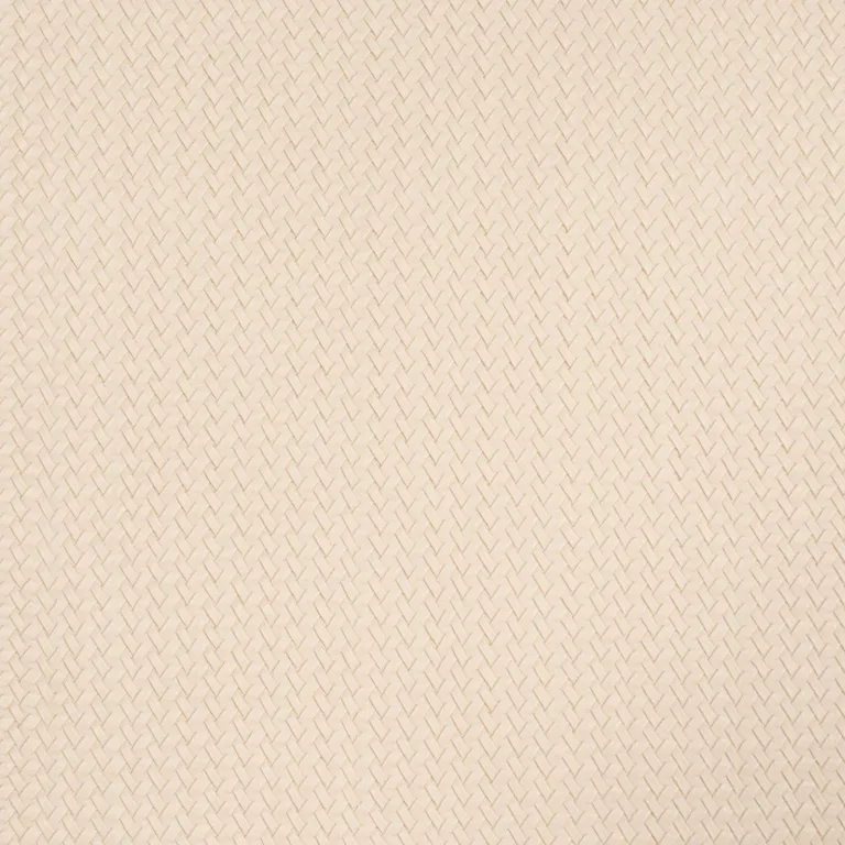 Schumacher 87800 Vegan Leather Rattan Indoor/Outdoor Cream fabric swatch