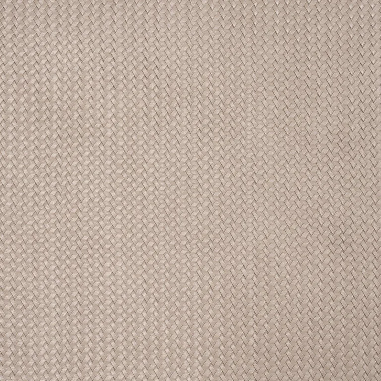 Schumacher 87801 Vegan Leather Rattan Indoor/Outdoor Taupe fabric swatch