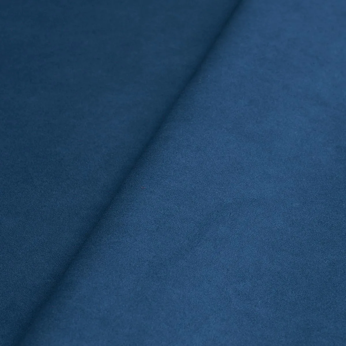 Schumacher 81131 Vegan Suede Indigo fabric swatch